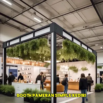 booth pameran simple kediri